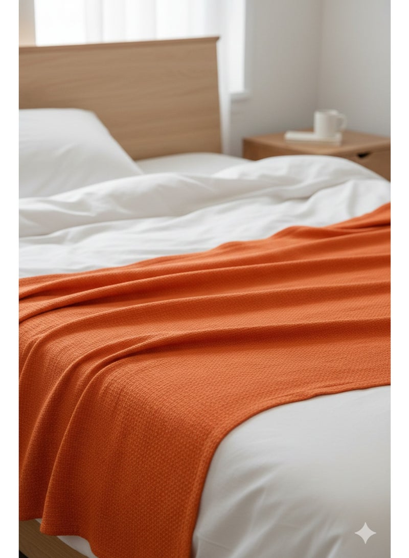 Nile Weave Elegant Egyptian Cotton Milano Throw Blanket – ultra-soft, lightweight, and beautifully crafted. Enjoy luxurious comfort, breathable warmth, and timeless sophistication in any room. - Image 3