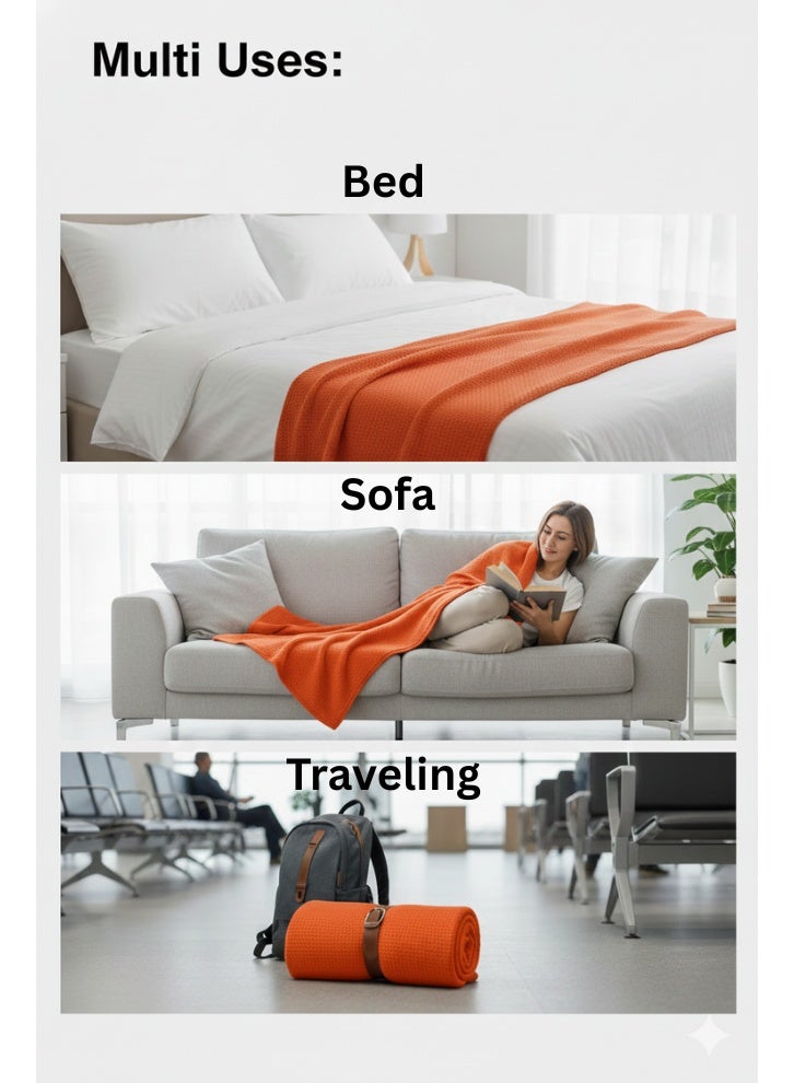 Nile Weave Elegant Egyptian Cotton Milano Throw Blanket – ultra-soft, lightweight, and beautifully crafted. Enjoy luxurious comfort, breathable warmth, and timeless sophistication in any room. - Image 4