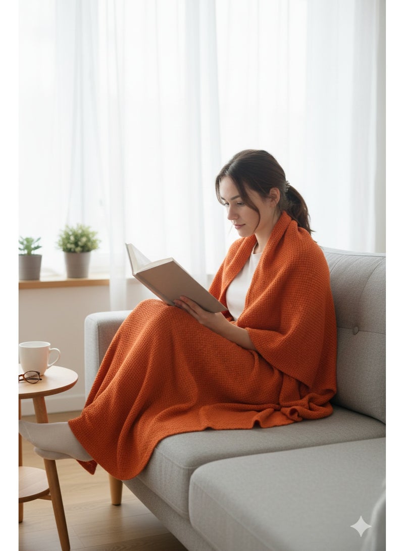 Nile Weave Elegant Egyptian Cotton Milano Throw Blanket – ultra-soft, lightweight, and beautifully crafted. Enjoy luxurious comfort, breathable warmth, and timeless sophistication in any room. - Image 5