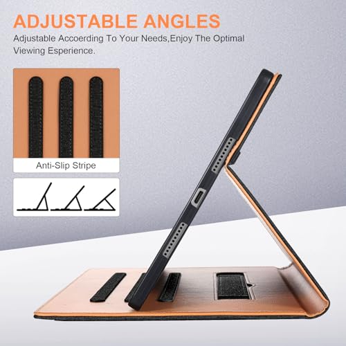 Vakarey for Lenovo Idea Tab Plus Case with Pencil Holder Shockproof Cover for Lenovo Idea Tab Plus 12.1 Inch Case TB361FU,Black - Image 5