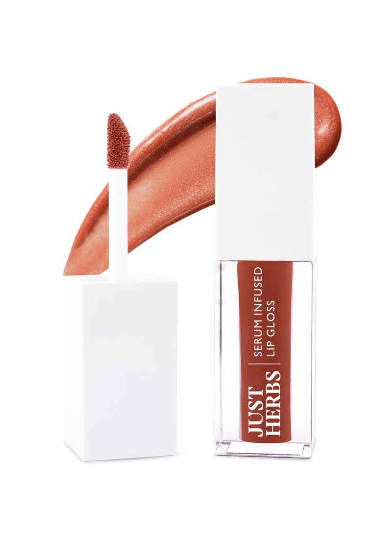 Just Herbs Serum Infused Lip Gloss for Women Lightweight NonSticky High Glossy Moisturizing and Hydrating Lip Gloss 3 ml 