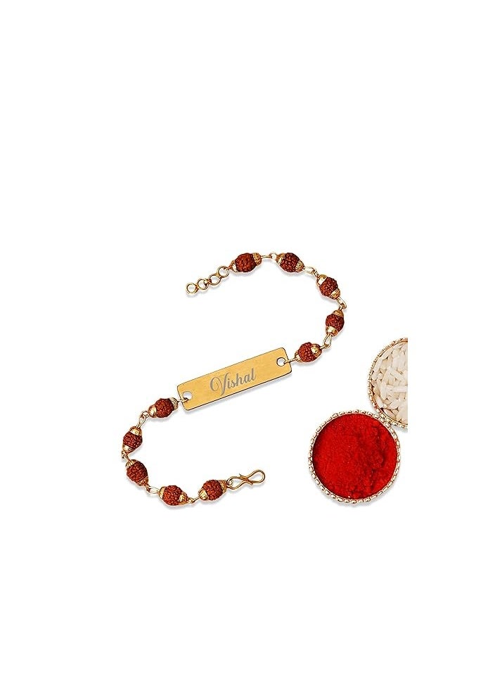Innovative - Innovative Gifts Personalised Rakhi For Brother Best & Trendy Rakhi for bhai Customized name Rakhi for Rakshabandhan - Image 1