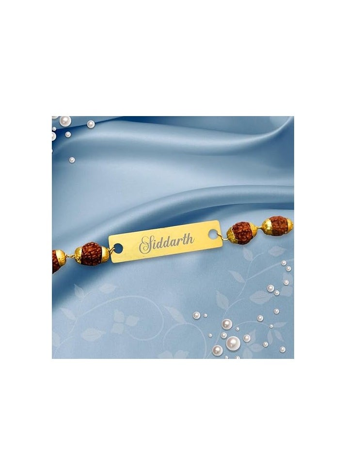 Innovative - Innovative Gifts Personalised Rakhi For Brother Best & Trendy Rakhi for bhai Customized name Rakhi for Rakshabandhan - Image 1