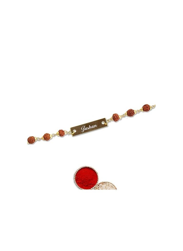 Innovative - Innovative Gifts Personalised Rakhi For Brother Best & Trendy Rakhi for bhai Customized name Rakhi for Rakshabandhan - Image 1