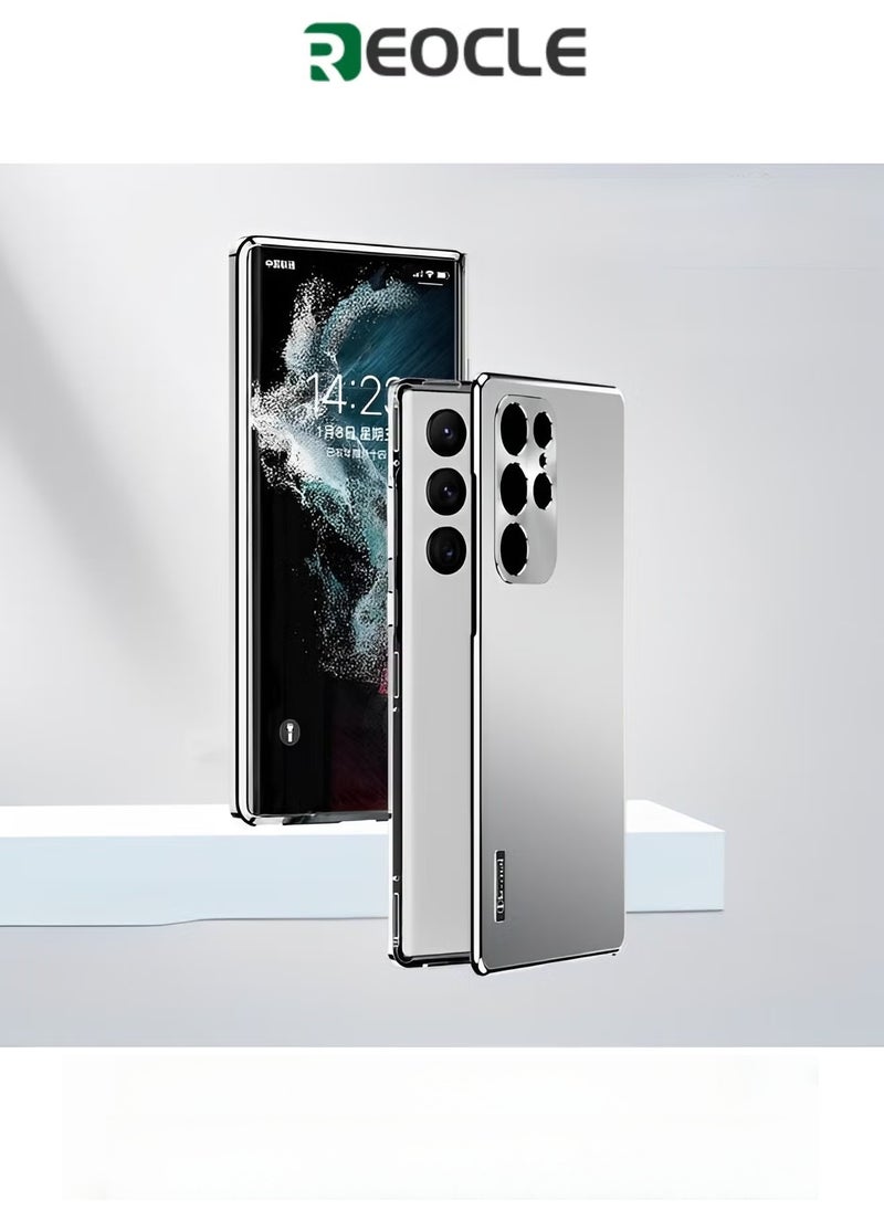 REOCLE Magnetic Phone Case Phone Cover Samsung Galaxy Magnetic Aluminum Metal Frame Phone Case for S23 - Image 1