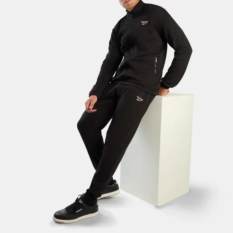 Reebok Banks 2 Col Logo Zipped 2Pc Tracksuit