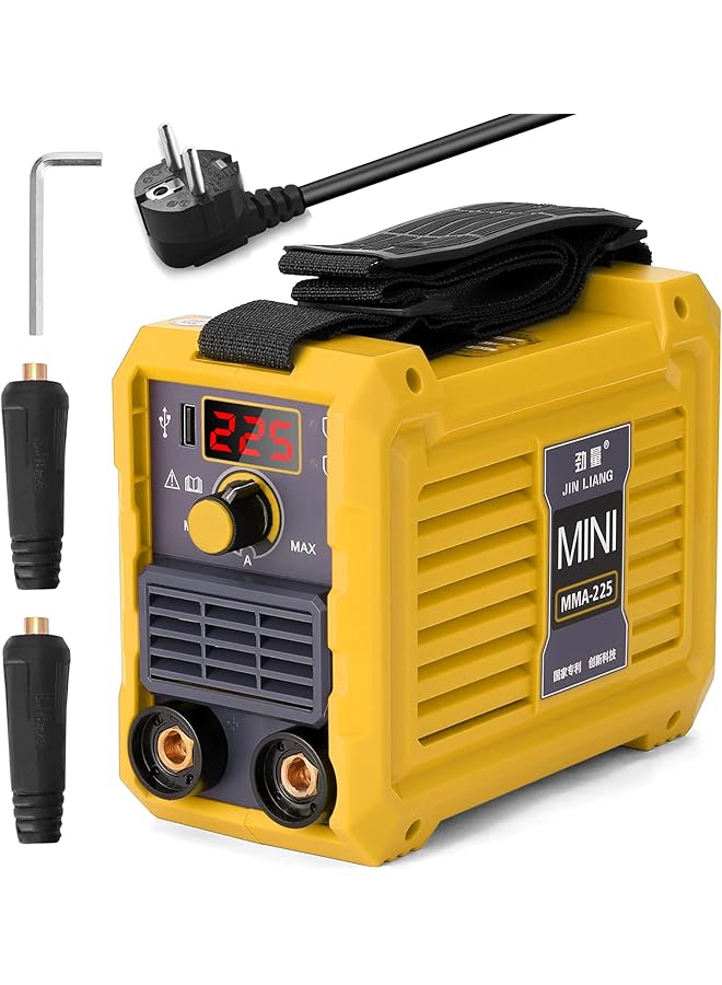 erorex Electric Welding Machine 20 225A Mma 225 Electric Welding Machine Household Mini Inverter 220 V Igbt Digital Small Industrial Welding Machine With Usb Port - Image 1