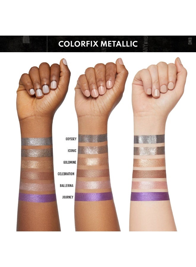 Danessa Myricks Beauty Colorfix Metallics Waterproof Cream Pigment Celebration 10ml - Image 2