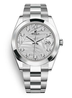 Rivoly Modern Men's Watch With Date Stainless Steel 