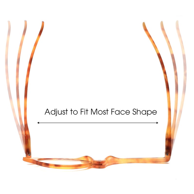 JM نظارات قراءة مكياج JM 2 زوج مكبرة قابلة للطي للنساء +1.5 - Image 4