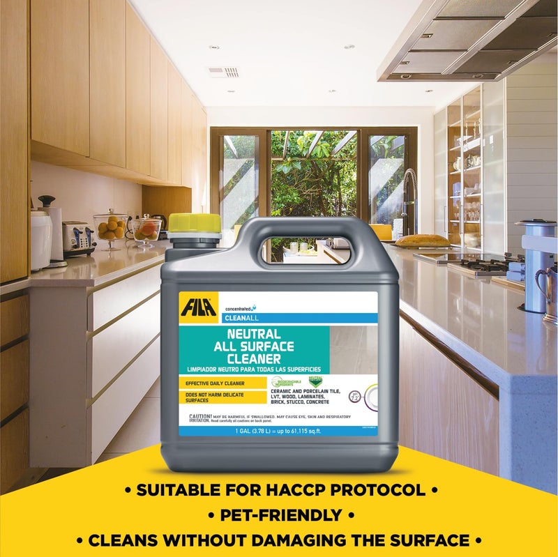 FILA Surface Care Solutions CLEANALL Neutral All Surface Cleaner, 1 Gallon - Image 4