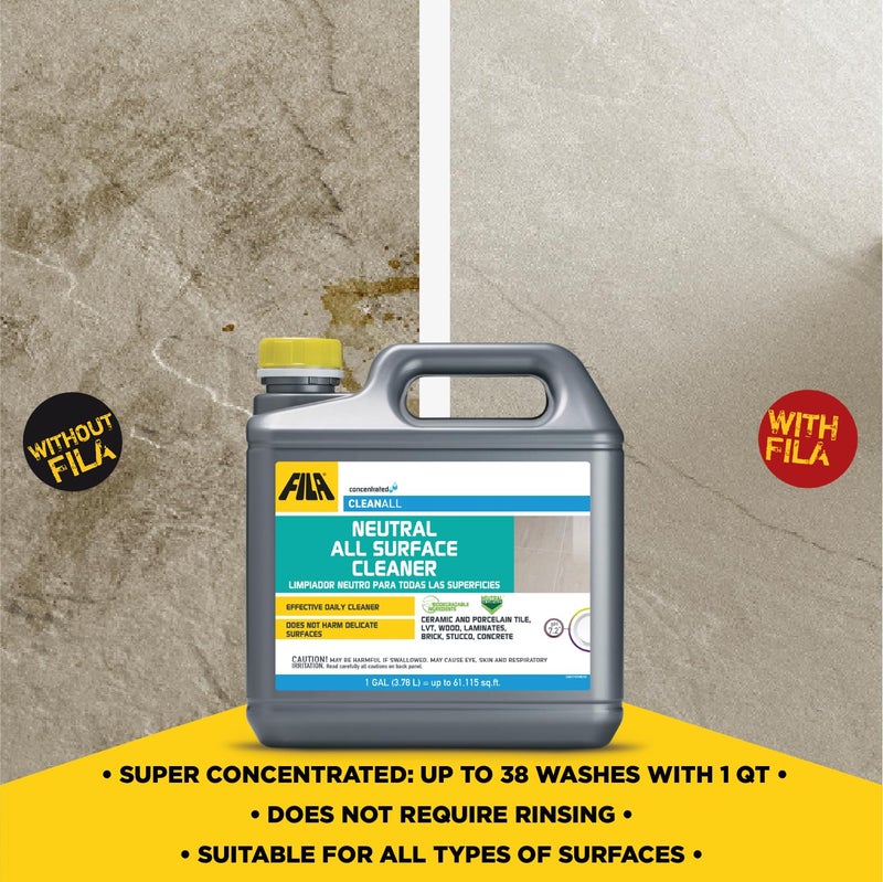 FILA Surface Care Solutions CLEANALL Neutral All Surface Cleaner, 1 Gallon - Image 3