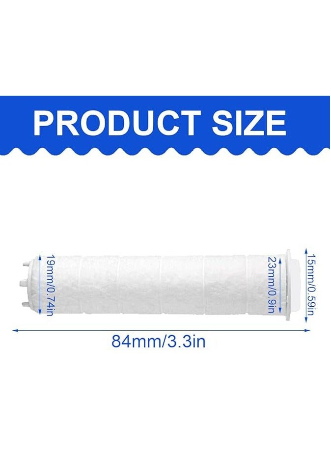 10pcs PP Cotton Filter Cartridge, PP Cotton Filter for Filtered Showerheads, Replacement for Handheld Detachable Filtration Shower Head (8cm Length) - Image 2