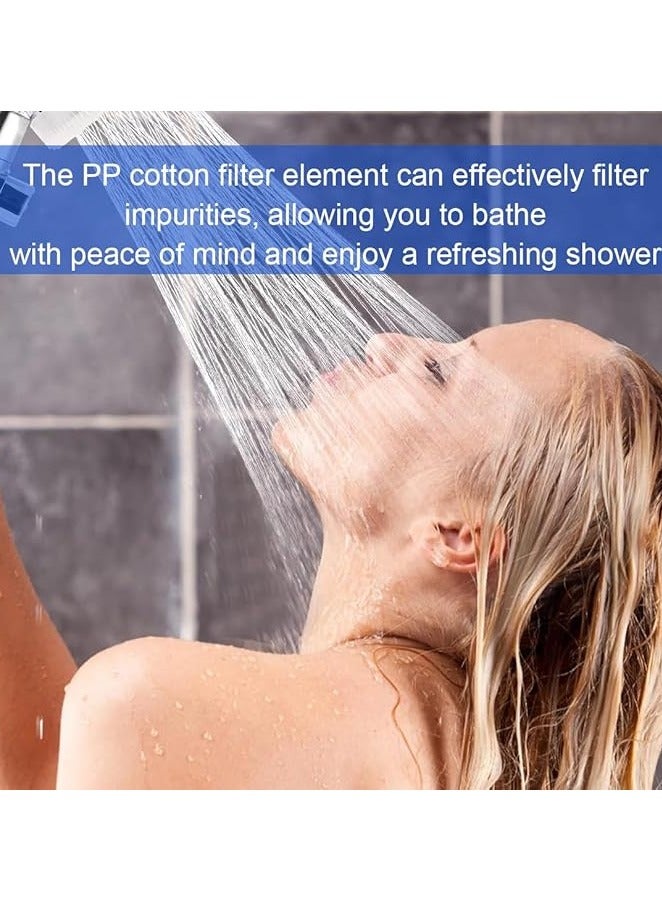 10pcs PP Cotton Filter Cartridge, PP Cotton Filter for Filtered Showerheads, Replacement for Handheld Detachable Filtration Shower Head (8cm Length) - Image 5
