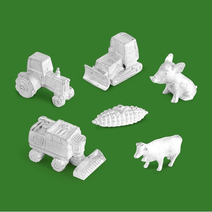 تومي John Deere Tomy -opoly - لمسة مزرعة ممتعة للعبة كلاسيكية على غرار Opoly - لعبة عائلية للأعمار من 8+ - Image 4