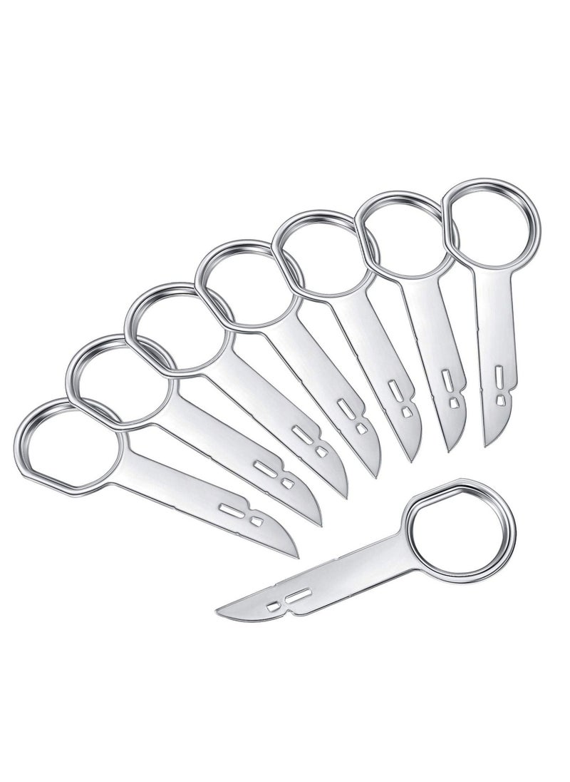 Generic Radio Removal Tool Key Tool, Car Radio Removal Key Tool, CD, DVD Host Key Removal Tool, with Easy Grip Handles, Compatible With Volkswagen, Ford, Mercedes and Audi (8 Pcs)  - Image 1