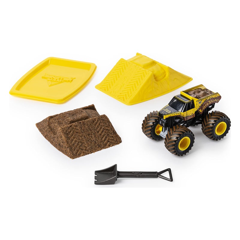 Monster Jam, Earth Shaker Monster Dirt Starter Set, Featuring 8oz of Monster Dirt and Official 1:64 Scale Die-Cast Monster Jam Truck Kids Toys for Boys - Image 3