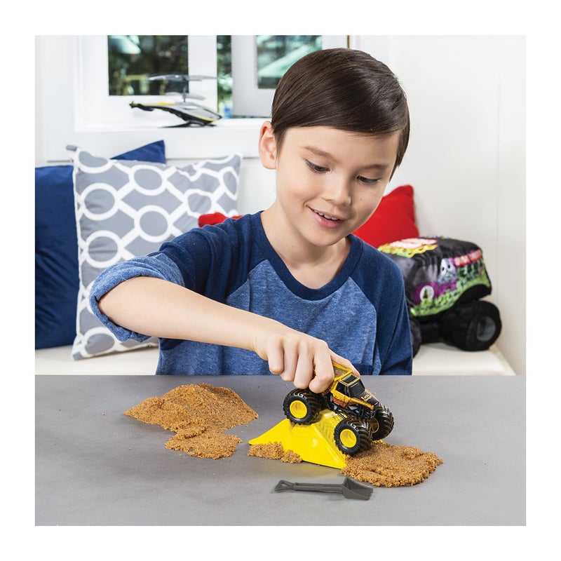 Monster Jam, Earth Shaker Monster Dirt Starter Set, Featuring 8oz of Monster Dirt and Official 1:64 Scale Die-Cast Monster Jam Truck Kids Toys for Boys - Image 2