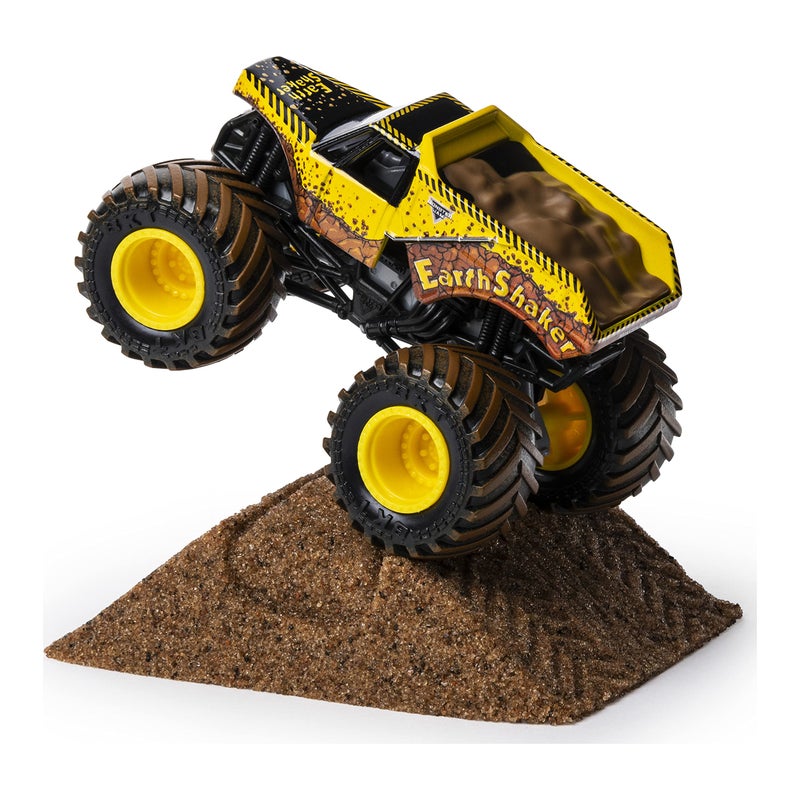 Monster Jam, Earth Shaker Monster Dirt Starter Set, Featuring 8oz of Monster Dirt and Official 1:64 Scale Die-Cast Monster Jam Truck Kids Toys for Boys - Image 4