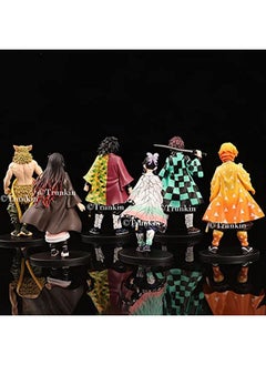 Trunkin Trunkin Set B Anime Demon Slayer Action Figure Toys for Kids | Kamado Tanjirou Nezuko Zenitsu Inosuke Kimetsu No Yaiba Cartoon Models Kids Toys - 14CM  - Image 4