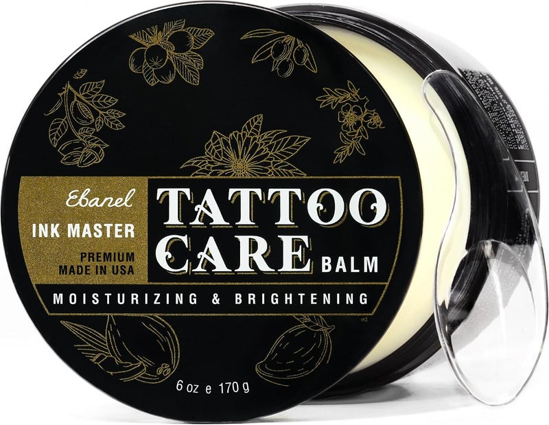 Daily life matching design Tattoo Aftercare Balm, All Natural Preservative-Free Healing Cream, Tattoo Cream Aftercare Color Enhancement Butter with Herbal Essences and Essential Oils for New and Old Tattoos, 6Oz Precision made - Image 1