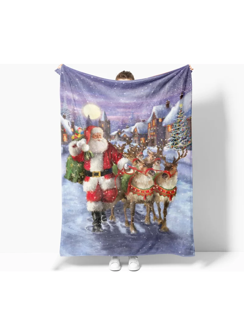 Eray Home Erays Home New Year & Christmas Patterned Polar TV Blanket