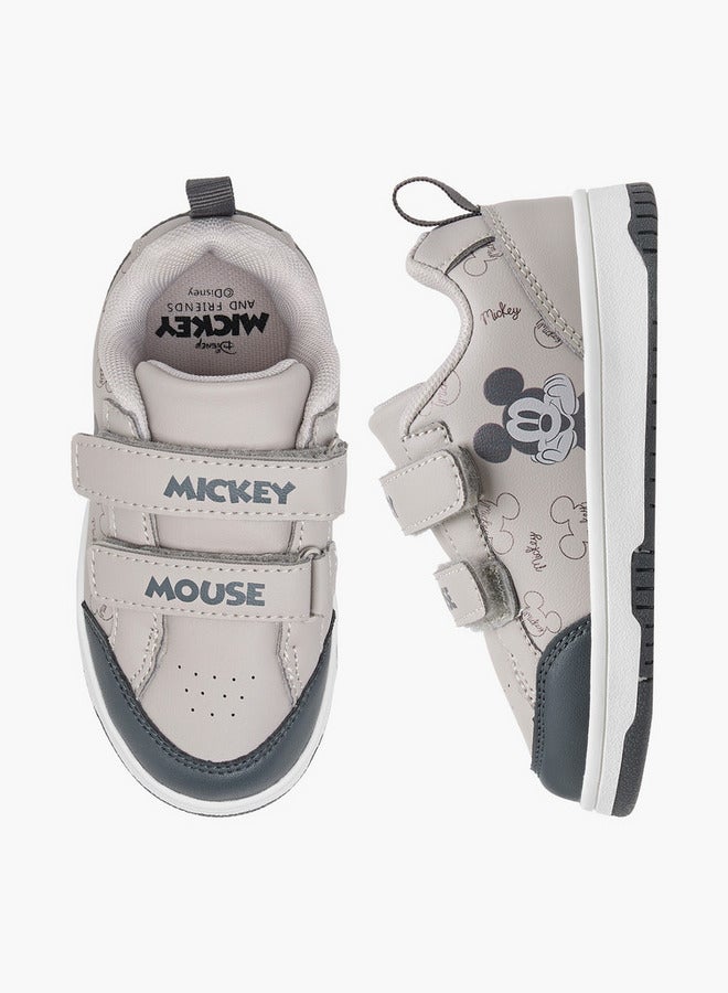ديزني أحذية رياضية للأولاد بطبعة ميكي ماوس بإغلاق بشريط لاصق - Image 3