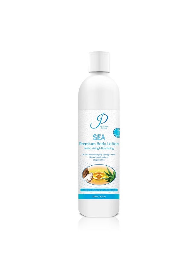 sea skin care - Sea Premium Moisturizing Body Lotion For Men And Women ? Fragrance Free ? Natural Skin Care Lotion. - Image 1