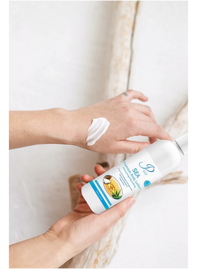 sea skin care - Sea Premium Moisturizing Body Lotion For Men And Women ? Fragrance Free ? Natural Skin Care Lotion. - Image 1