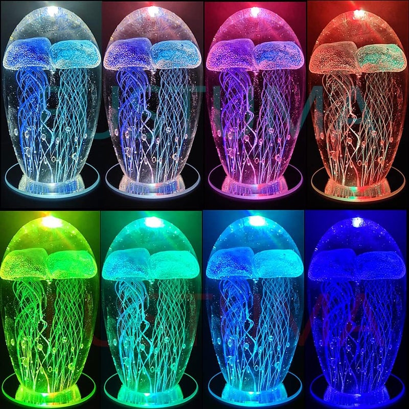 EUSTUMA Dimming LED Light Base Display Stand for Glass Crystal Glass Art Color Changing, Holiday Home Party Decoration.(No Rotating) - Image 3