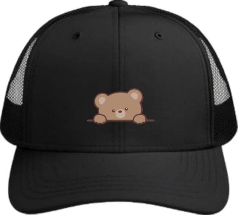 bear Baseball cap Black 12