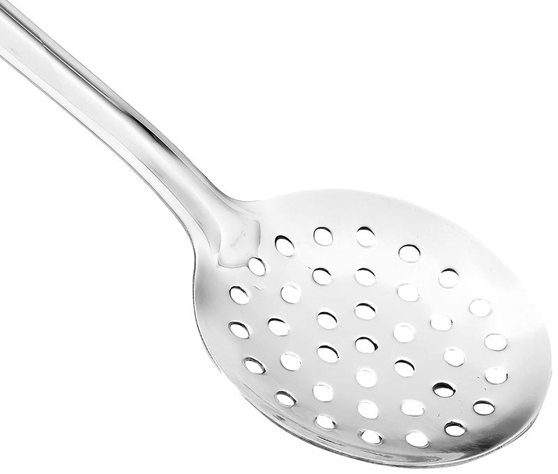 Bekner Stainless Steel Cooking and Serving Spoon Set for Kitchen (Ladle + Skimmer + Turner) - Image 3
