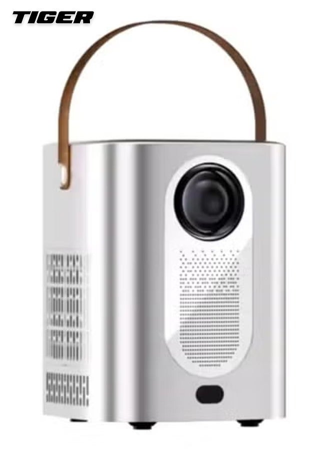 TIGER Smart 4 Android WiFi 4K Projector with Autofocus – Portable LED Home Theater Projector Featuring 32GB Storage, 2GB RAM, Built-In Android OS, Compatible with Android, iOS, PC & HDMI Devices – Perfect for Streaming, Gaming & Presentations - Image 1