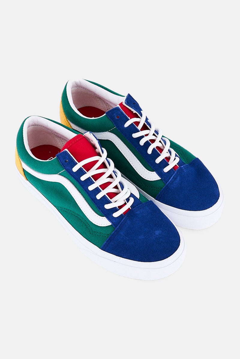 VANS Women Old Skool Lace Up Outdoor Sneakers Shoes, Multicolor - Image 2