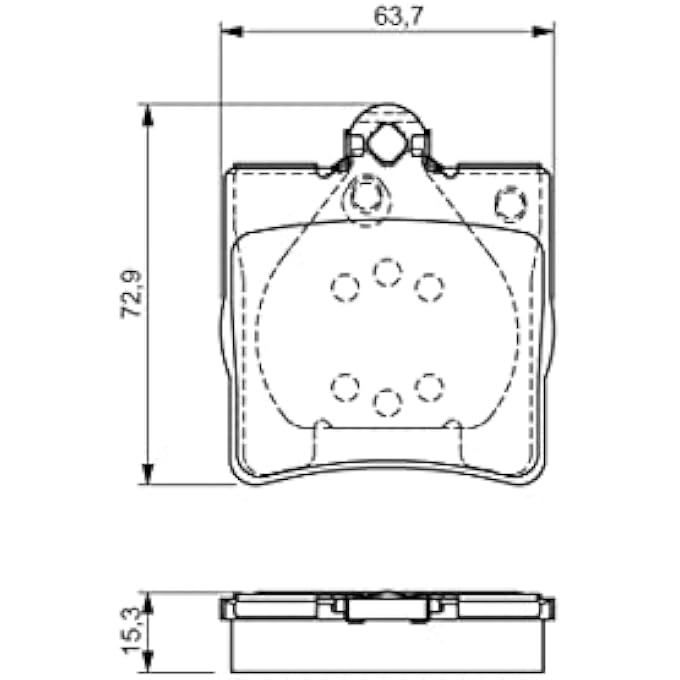 ريحني مجموعة وسادات الفرامل BOSCH 0 986 495 080 - Image 3