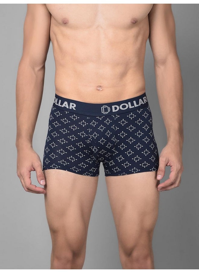 Dollar Bigboss - Dollar Bigboss Men's Cotton Blend Modern Geometric Trunks (Pack of 2) (MBTR-16P-FLXPRNT-PO2-CO1-S24_XL_Assorted - Image 1