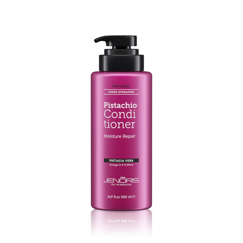 Jenoris Pistachio Conditioner for Colored & Dry Hair 500 ML Professional Hair Care Products for Women and Men. [Pistachio and Borage Oils] - Image 1