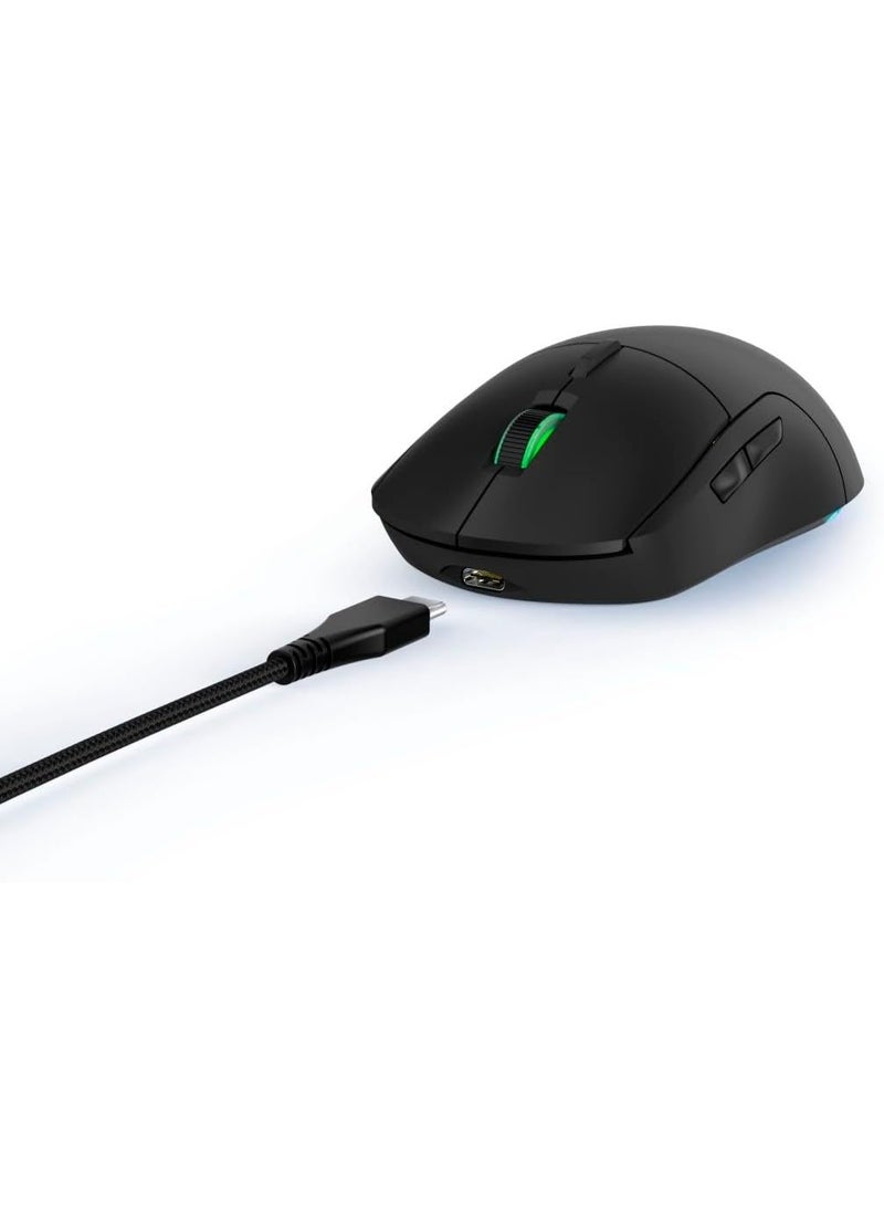 uRage | Reaper 250 Wired Gaming Mouse (Rainbow LED, Ultra Light, Right-Handed, 6 Programmable Buttons, 6200 dpi, Optical Sensor, Software, Removable Cable) Black - Image 1
