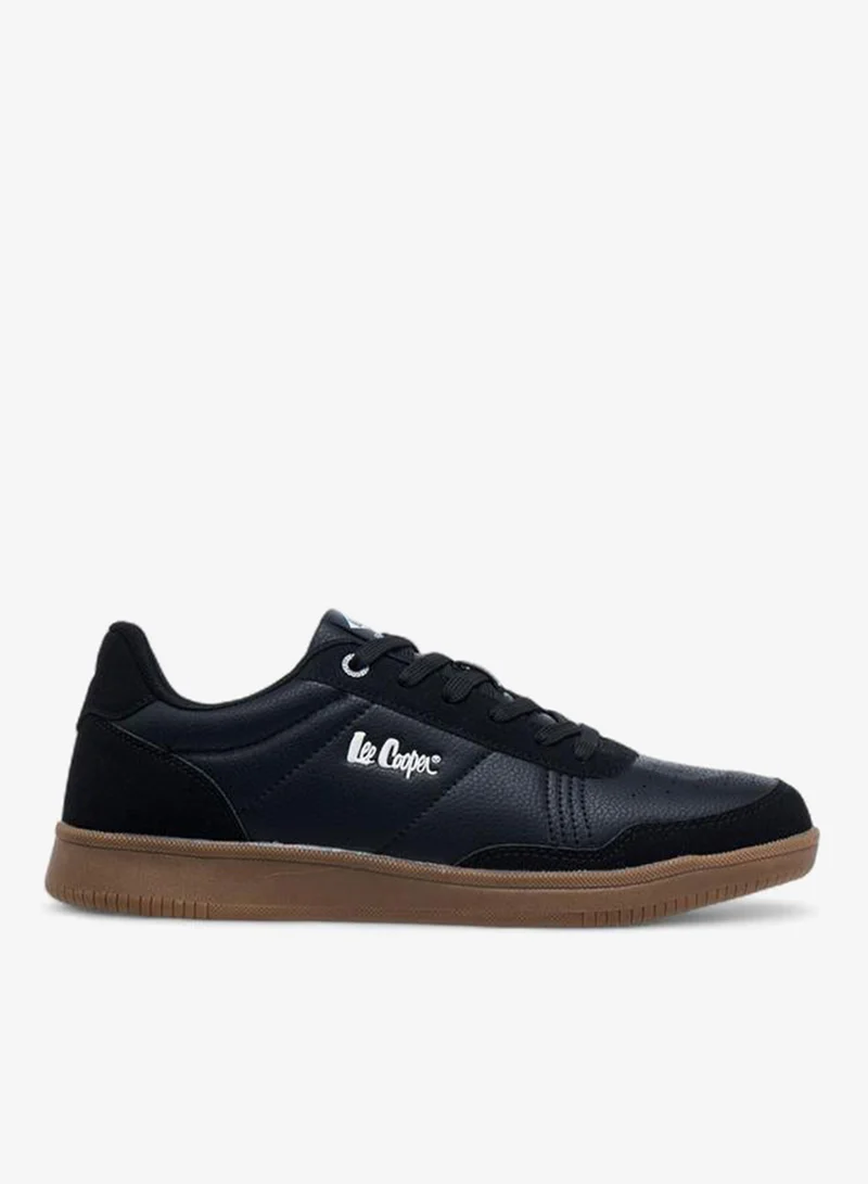 Men's Panelled Lace-Up Sneakers