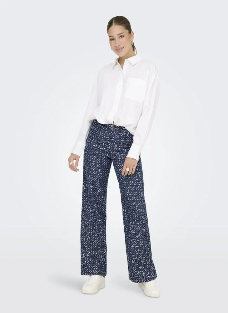 ONLY Shimmer Wide Leg Pants