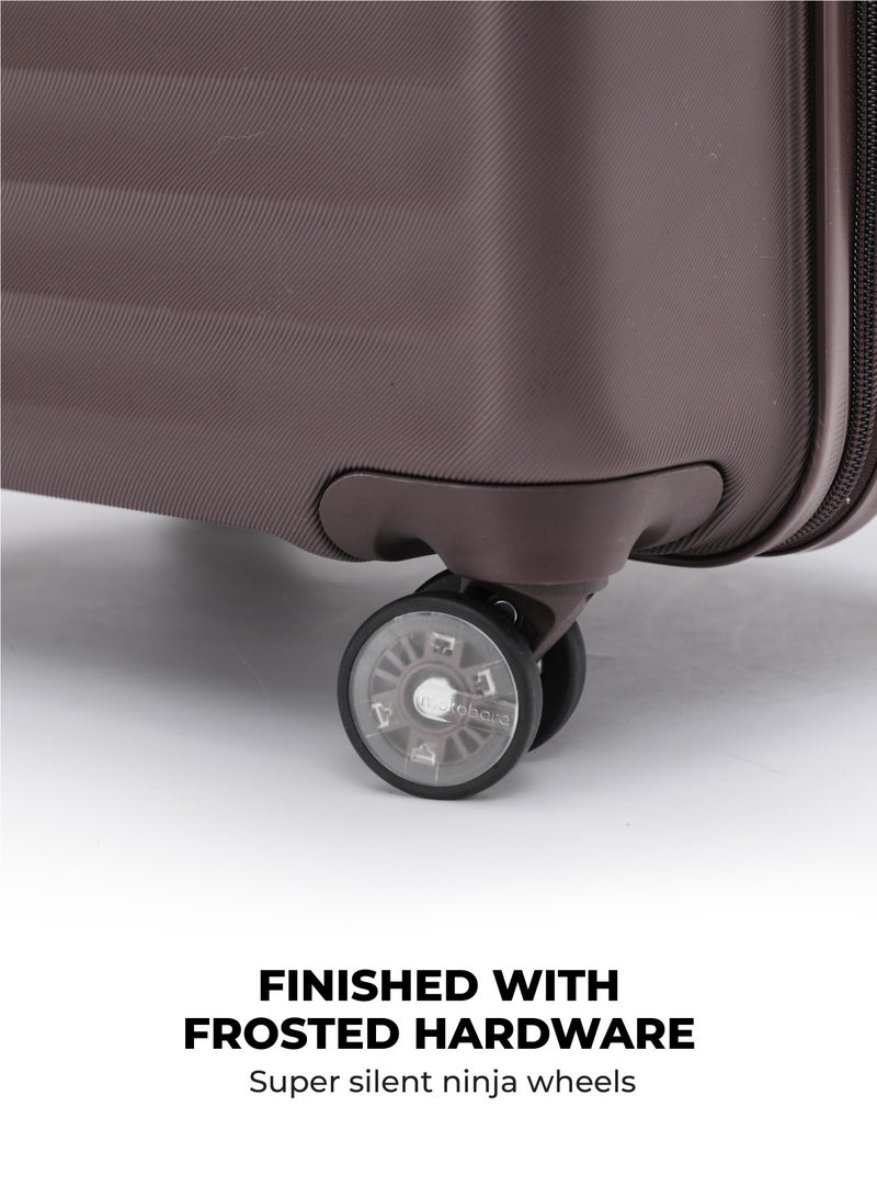 Mokobara The Aisle Trunk Cabin Luggage - Durable Polycarbonate Material | Cool Beans, Brown - Image 4