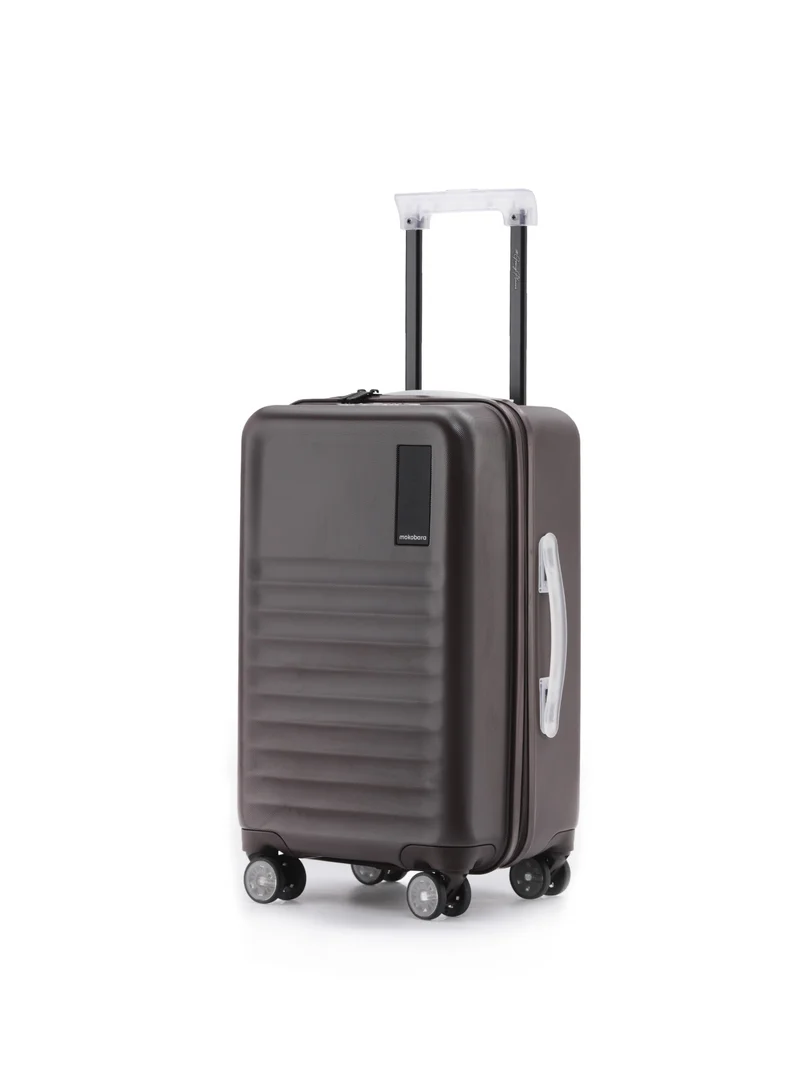 موكوبارا للتجارة ذ.م.م حقيبة سفر بعجلات من البولي كربونات المتين - لون بني