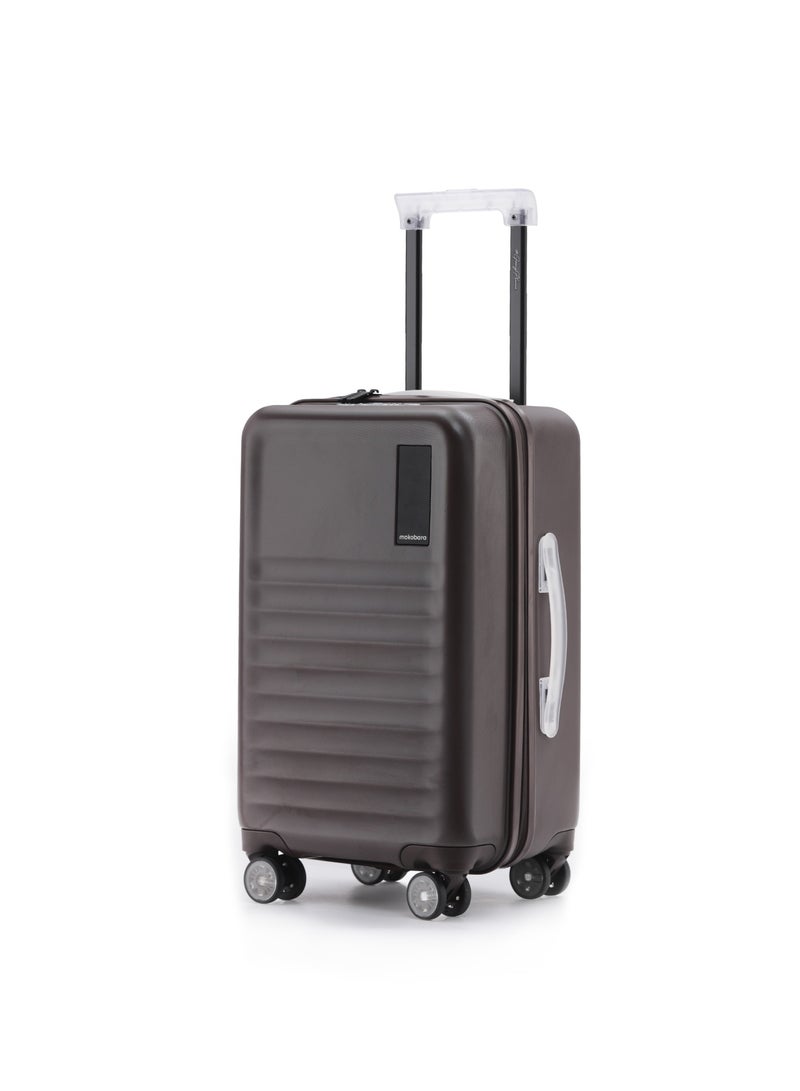 Mokobara The Aisle Trunk Cabin Luggage - Durable Polycarbonate Material | Cool Beans, Brown - Image 1