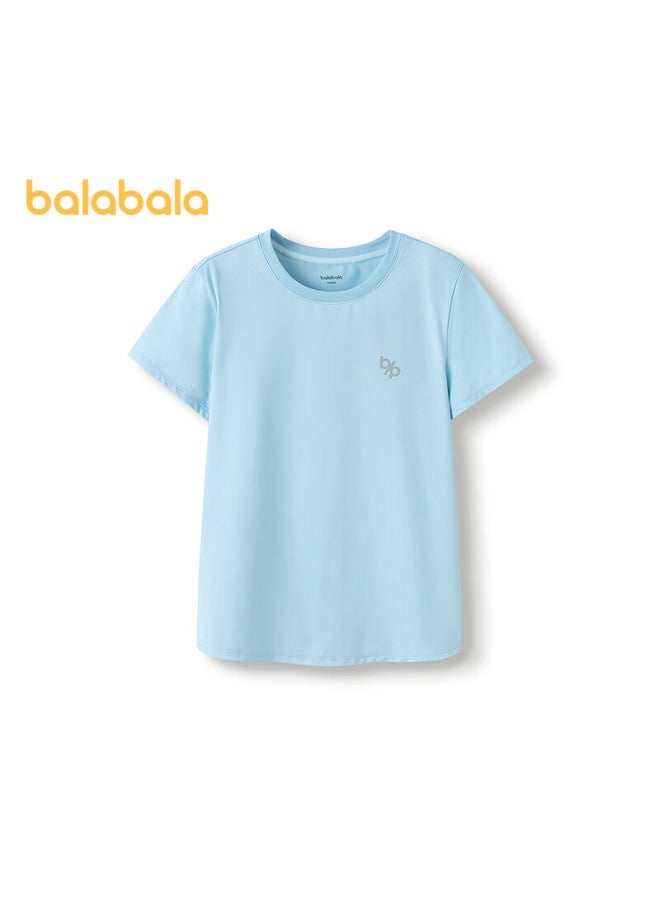 Balabala Girls' T-shirt  Children's Summer Short-sleeved Big Kids Sports Quick-drying Top Comfortable 208225117020 - Image 4