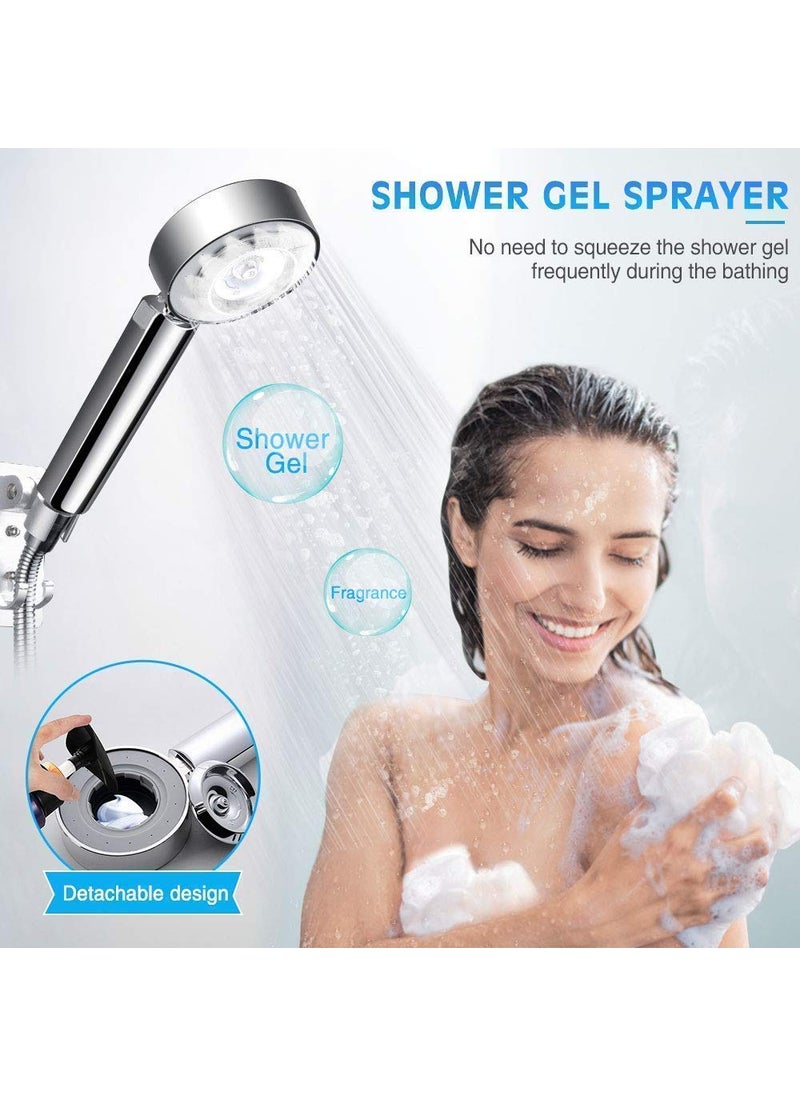 Eco Shopee SHOPPING SIMPLIFIED Eco Shopee SHOPPING SIMPLIFIED 3 in1 Modes Double Side High Pressure Shower Multifunctional Water Faucet F 9289abs Plastic Silver  - Image 3