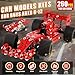 PANPAPA Car Building Kits for Boys 812Building Cars Metal Erector SetRacing Car Building Kits for Boys 1215Assembly Red Vehicle Model for Kids Kids 8 Years Old260Pieces - Image 4
