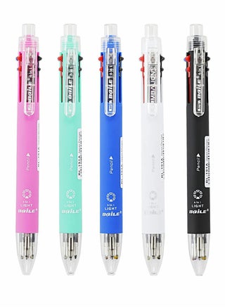 Porous Point Pens, 6 in 1 Multifunctional Ballpoint Pens 5 Colors 0.7 mm Pen and 0.5 Mechanical Pencil One Pack of - pzsku/ZD2C52E31496D8E0E85E0Z/45/_/1700559303/f446492a-791d-4c75-a5e3-f6158f46873a