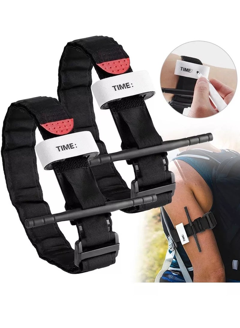 Gonice 2 Pcs 95cm Tactical Emergency Tourniquet for Mountaineering  - Image 1
