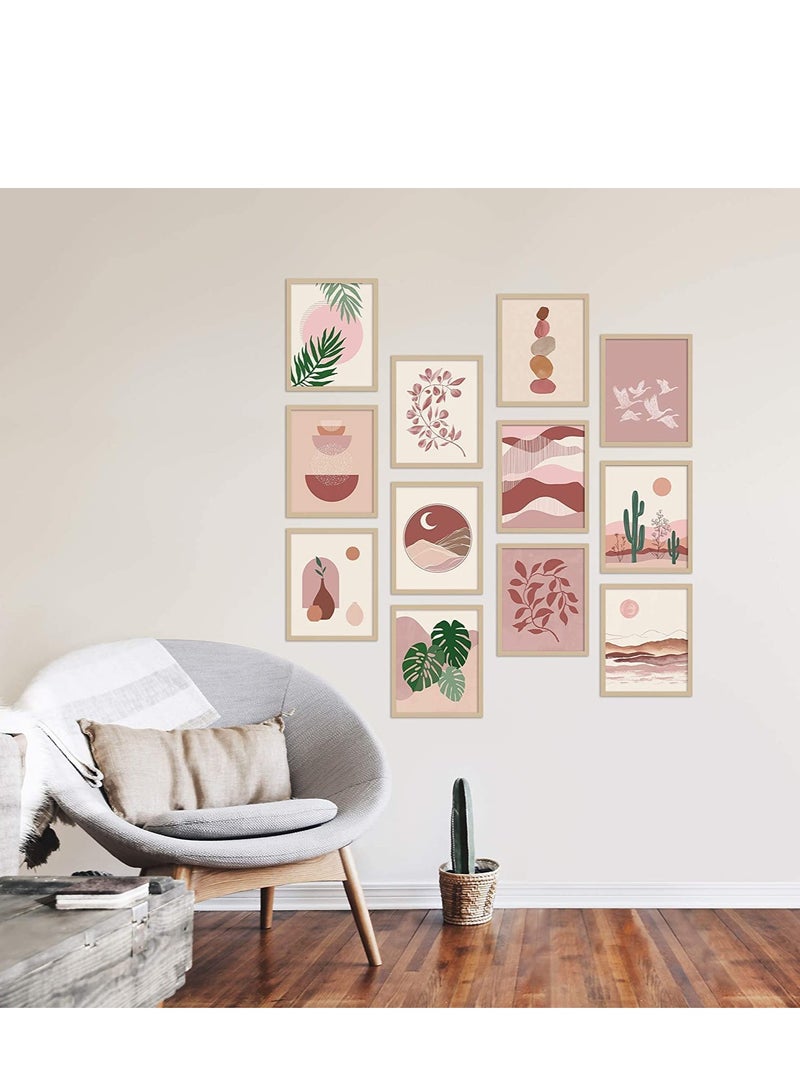 Excefore Boho Wall Art Prints Southwestern Decor Set, Neutral Aesthetic Collage Kit, Travel Room Decorations for Living Bedroom Teen Girls  - Image 4