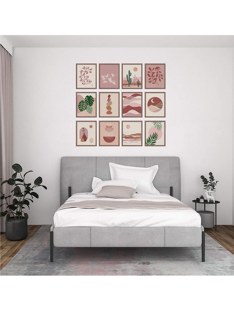 Excefore Boho Wall Art Prints Southwestern Decor Set, Neutral Aesthetic Collage Kit, Travel Room Decorations for Living Bedroom Teen Girls  - Image 5